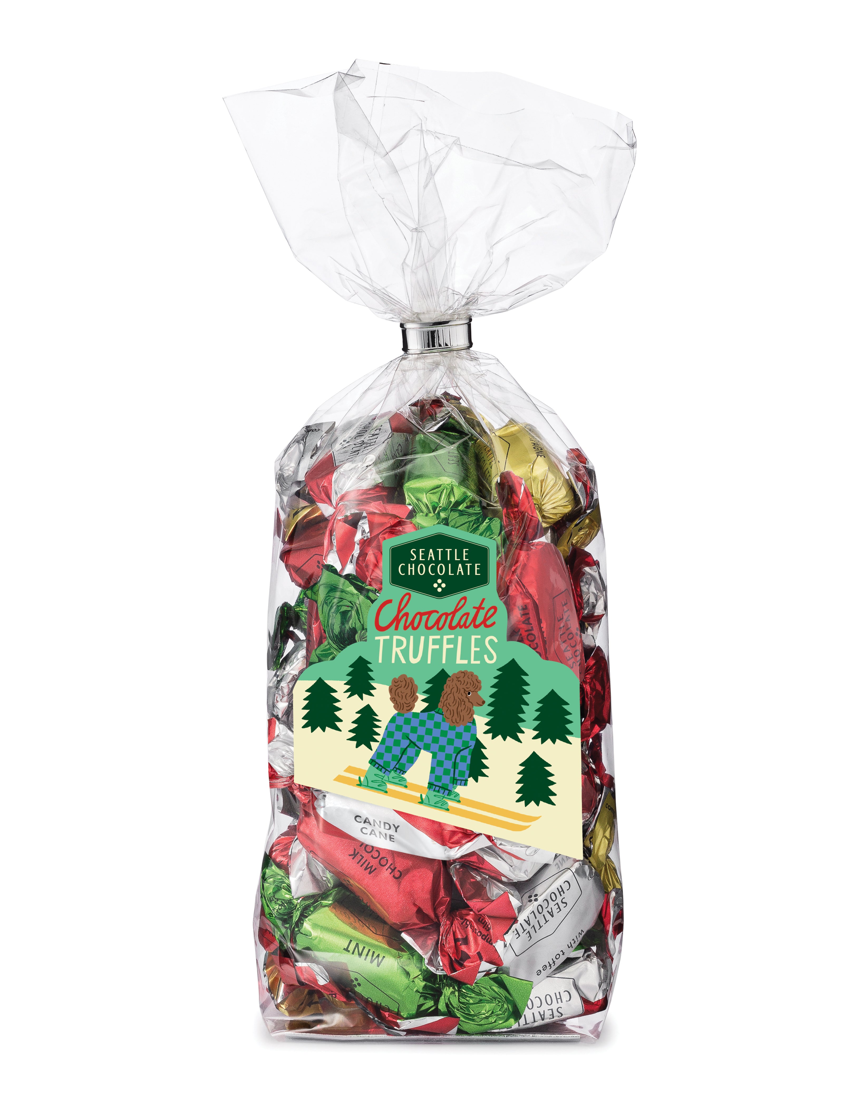 Best In Snow Assorted Truffle Holiday Chocolate Bag
