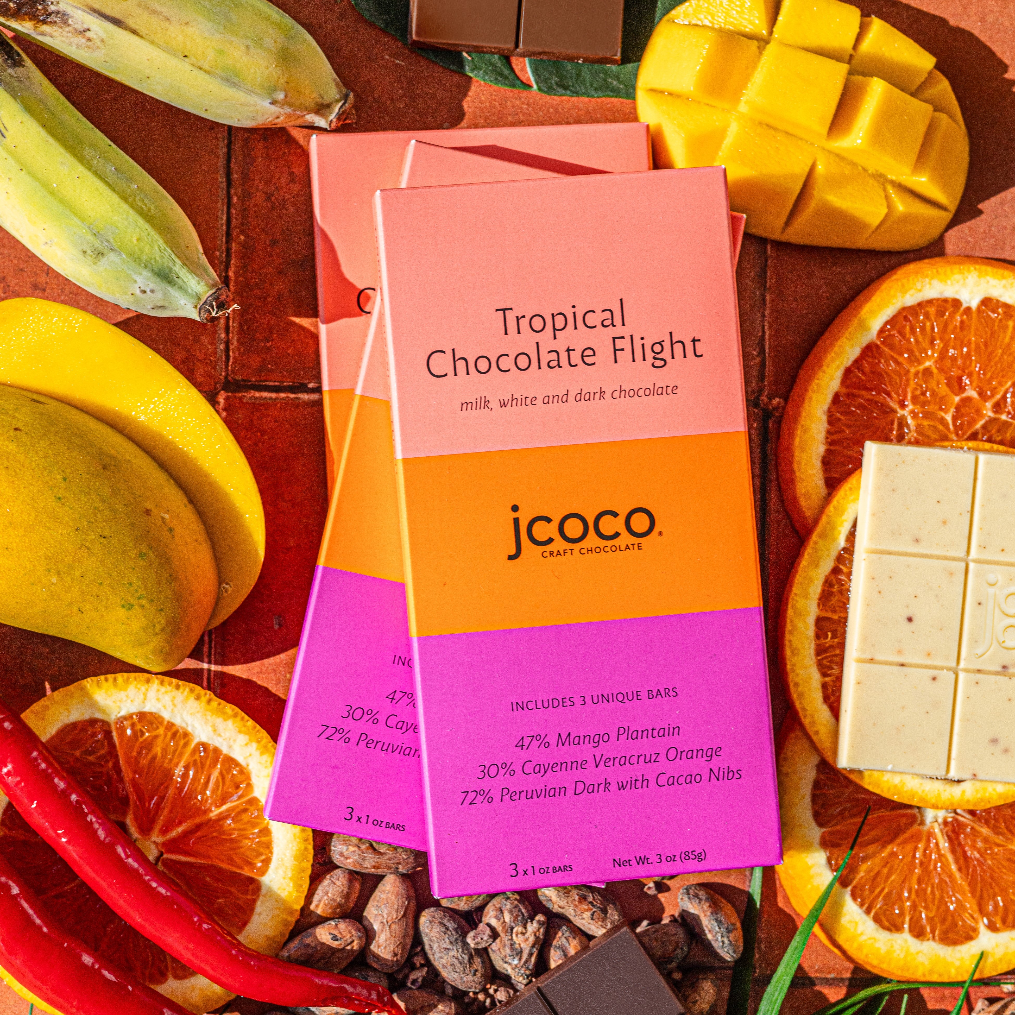 Tropical Chocolate Flight