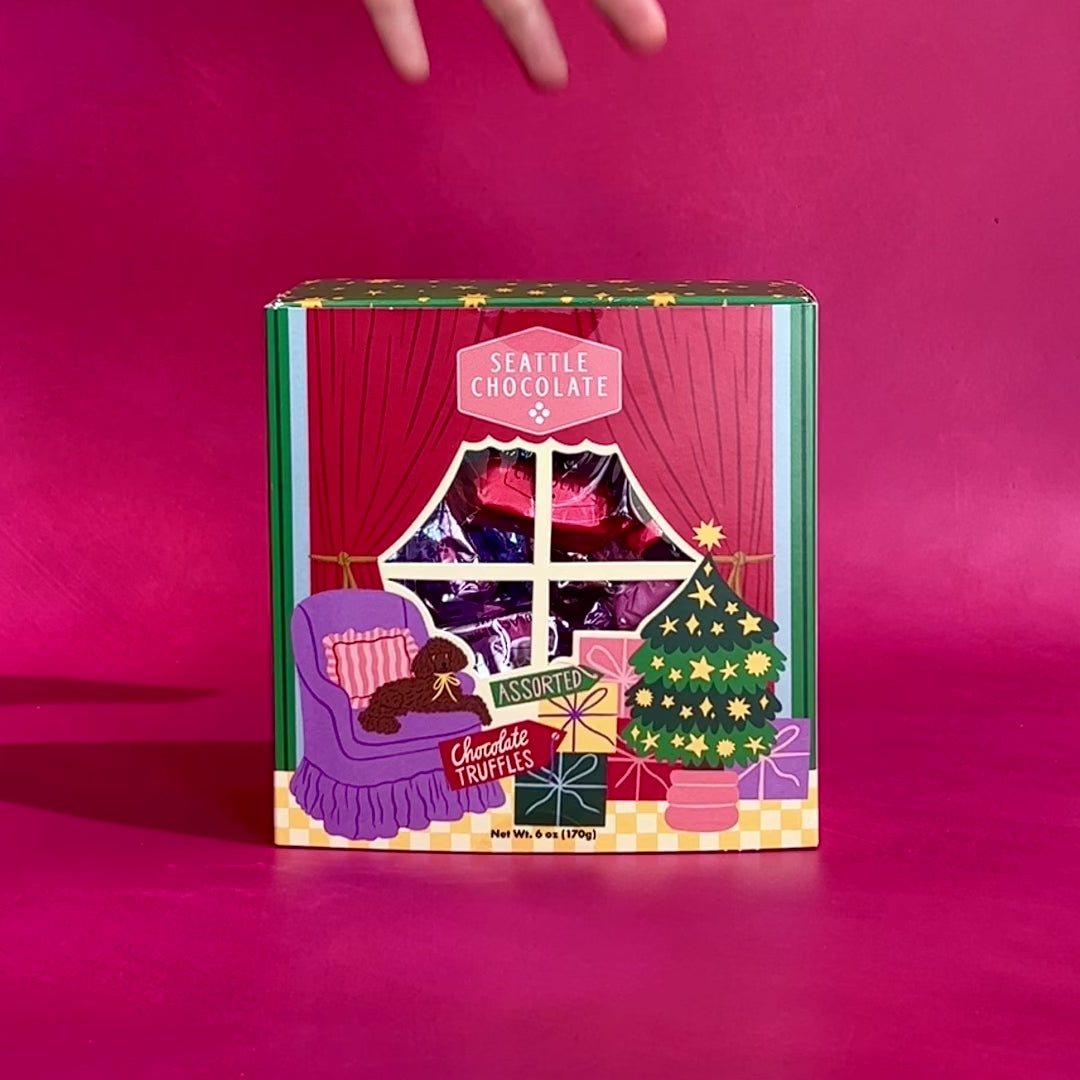 No Place Like Home Holiday Truffle Chocolate Gift Box